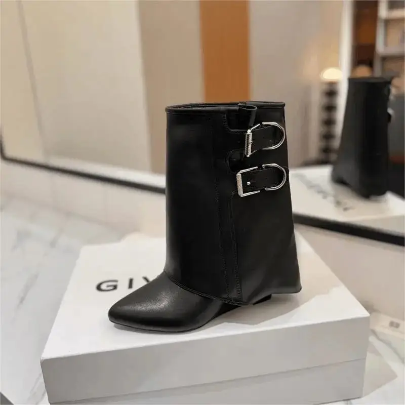 Givenchy Buckle Detail Ankle Boots 1