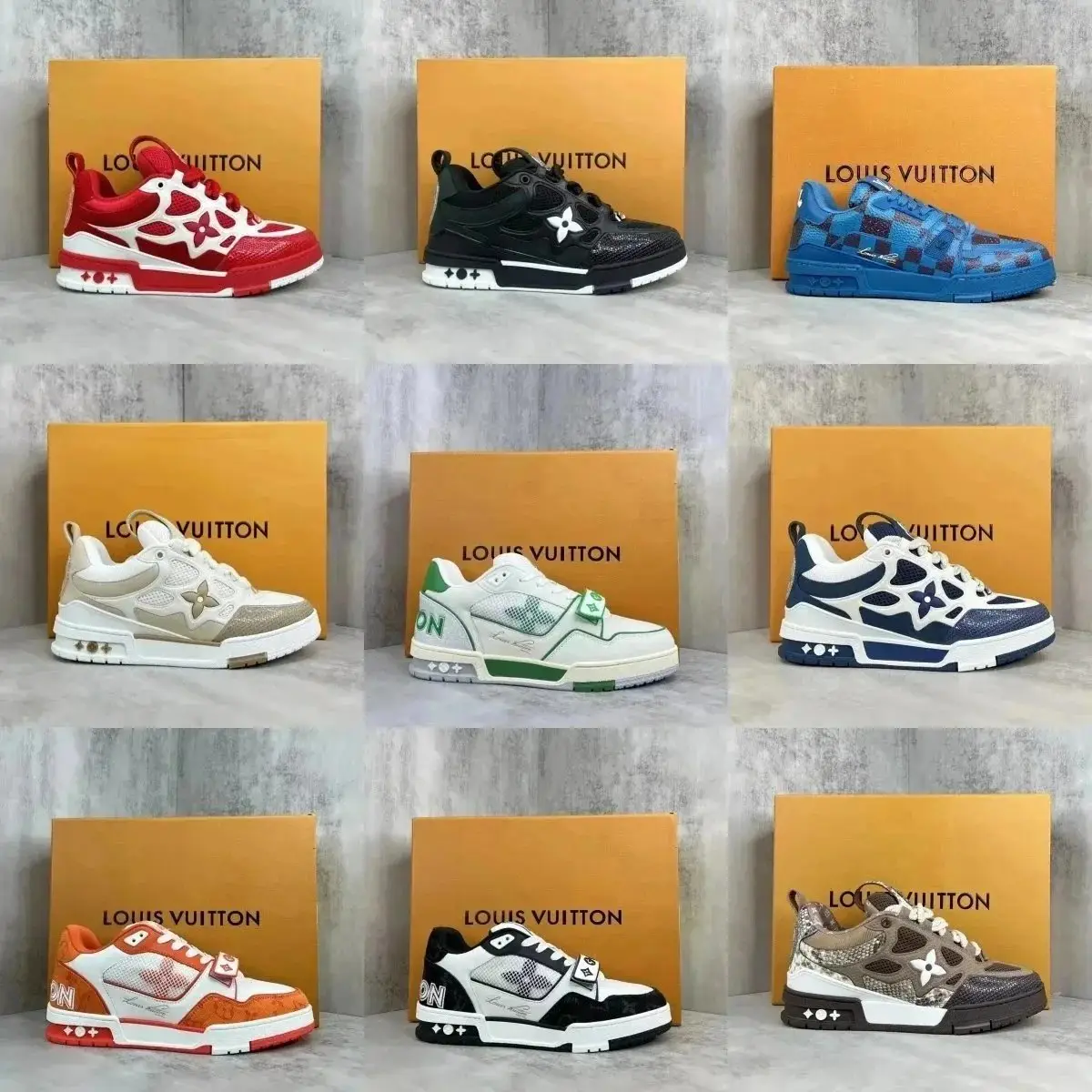 Louis vuitton sneakers LV Trainer Shoes (40 style) 1